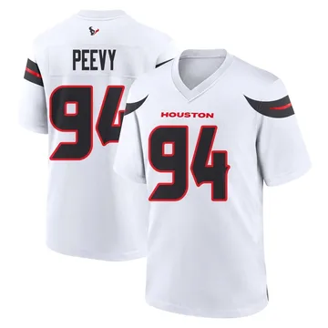 Youth Houston Texans Jayden Peevy White Game Jersey By Nike