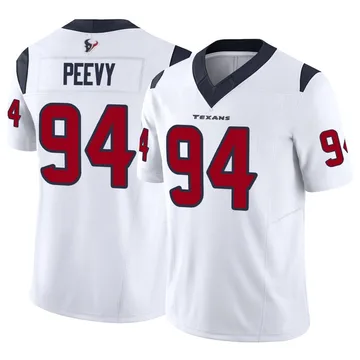 Youth Houston Texans Jayden Peevy White Limited Vapor F.U.S.E. Jersey By Nike