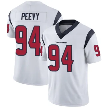 Youth Houston Texans Jayden Peevy White Limited Vapor Untouchable Jersey By Nike