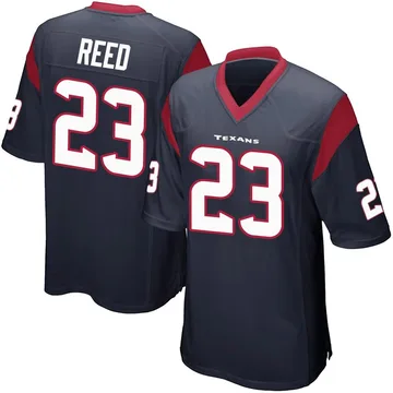 Youth Houston Texans Jaylen Reed Navy Blue Game Team Color Jersey By Nike