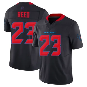 Youth Houston Texans Jaylen Reed Navy Limited 2nd Alternate Vapor F.U.S.E. Jersey By Nike
