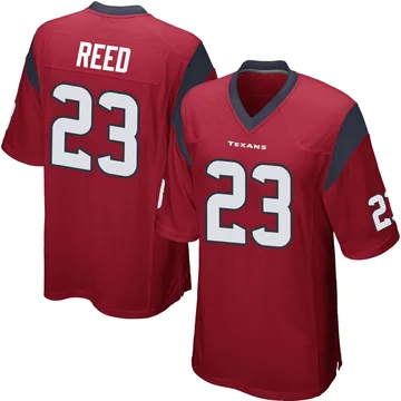 Youth Houston Texans Jaylen Reed Red Game Alternate Jersey By Nike