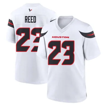 Youth Houston Texans Jaylen Reed White Game Jersey By Nike
