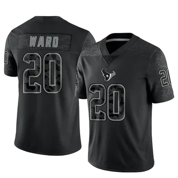 Youth Houston Texans Jimmie Ward Black Limited Reflective Jersey By Nike