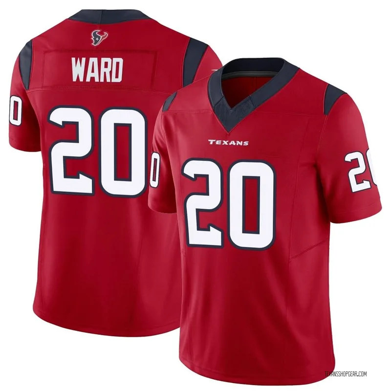 Youth Houston Texans Jimmie Ward Red Limited Vapor F.U.S.E. Jersey By Nike