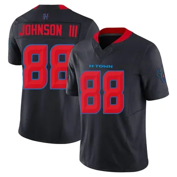 Youth Houston Texans Johnny Johnson III Navy Limited 2nd Alternate Vapor F.U.S.E. Jersey By Nike
