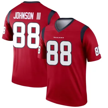 Youth Houston Texans Johnny Johnson III Red Legend Jersey By Nike