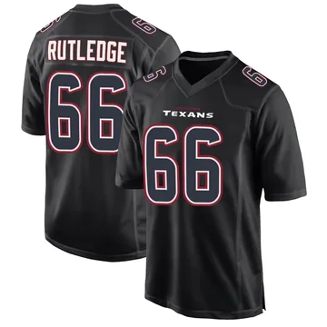 Youth Houston Texans Keylan Rutledge Black Game Fashion Jersey By Nike