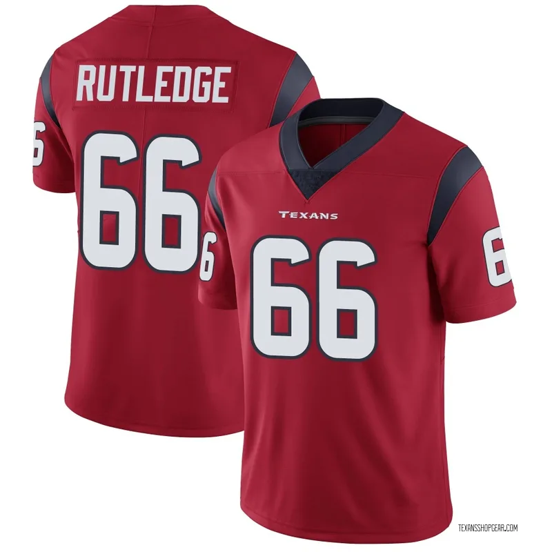 Youth Houston Texans Keylan Rutledge Red Limited Alternate Vapor Untouchable Jersey By Nike