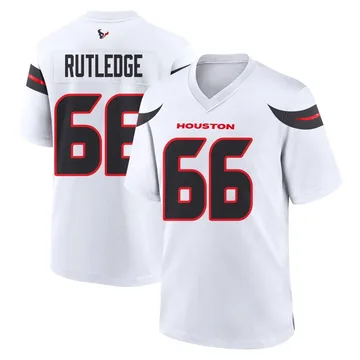 Youth Houston Texans Keylan Rutledge White Game Jersey By Nike