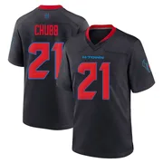 Youth Houston Texans Nick Chubb Navy Game 2nd Alternate Jersey By Nike
