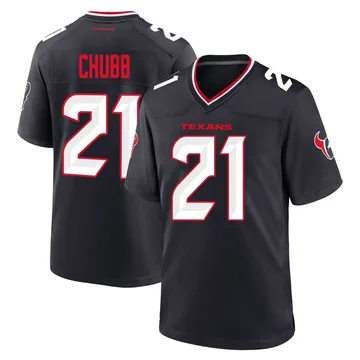Youth Houston Texans Nick Chubb Navy Game Team Jersey By Nike