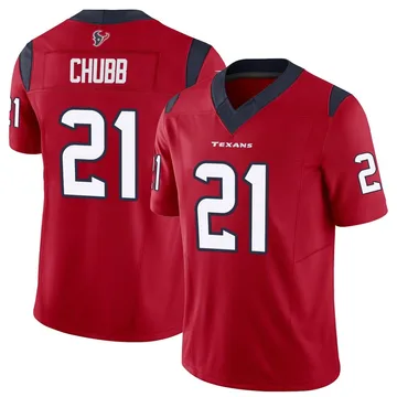 Youth Houston Texans Nick Chubb Red Limited Vapor F.U.S.E. Jersey By Nike