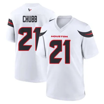 Youth Houston Texans Nick Chubb White Game Jersey By Nike