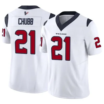 Youth Houston Texans Nick Chubb White Limited Vapor F.U.S.E. Jersey By Nike