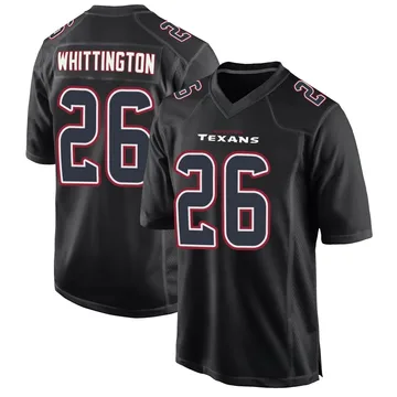 Youth Houston Texans Noah Whittington Black Game Fashion Jersey By Nike