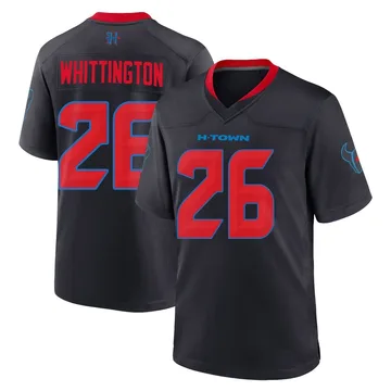 Youth Houston Texans Noah Whittington Navy Game 2nd Alternate Jersey By Nike