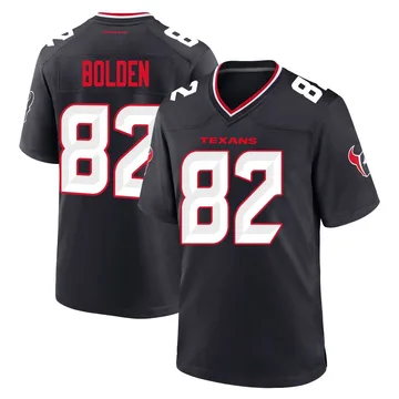 Youth Houston Texans Silas Bolden Navy Game Team Jersey By Nike