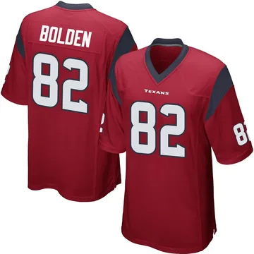 Youth Houston Texans Silas Bolden Red Game Alternate Jersey By Nike