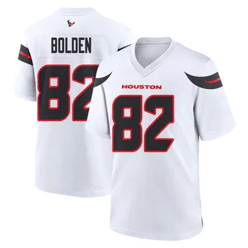 Youth Houston Texans Silas Bolden White Game Jersey By Nike