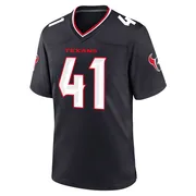 Youth Houston Texans Stephen Hall Navy Game Team Jersey By Nike