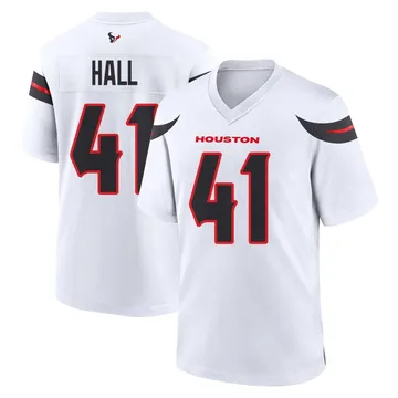 Youth Houston Texans Stephen Hall White Game Jersey By Nike