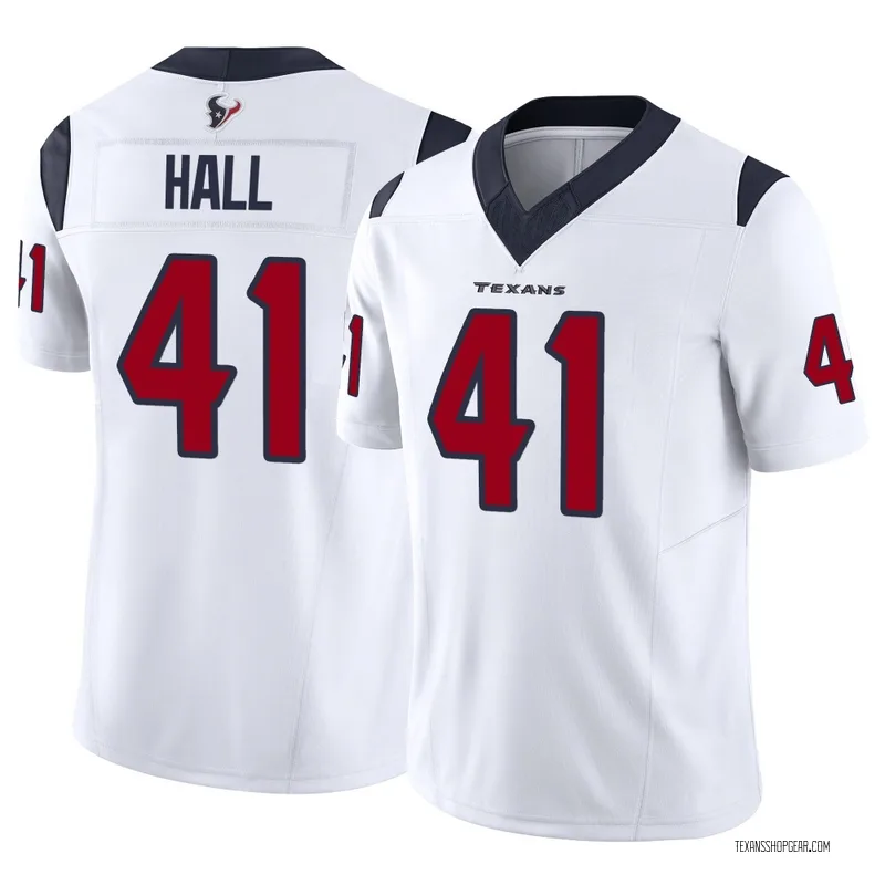Youth Houston Texans Stephen Hall White Limited Vapor F.U.S.E. Jersey By Nike