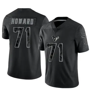 Youth Houston Texans Tytus Howard Black Limited Reflective Jersey By Nike