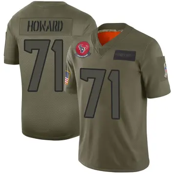 Youth Houston Texans Tytus Howard Camo Limited 2019 Salute to Service Jersey By Nike