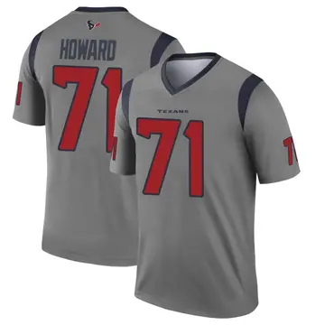 Youth Houston Texans Tytus Howard Gray Legend Inverted Jersey By Nike