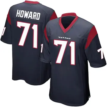 Youth Houston Texans Tytus Howard Navy Blue Game Team Color Jersey By Nike