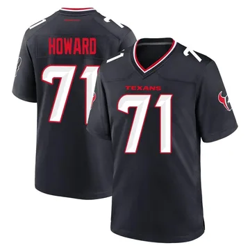 Youth Houston Texans Tytus Howard Navy Game Team Jersey By Nike