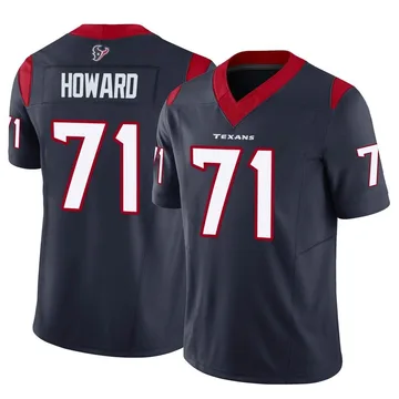 Youth Houston Texans Tytus Howard Navy Limited Vapor F.U.S.E. Jersey By Nike