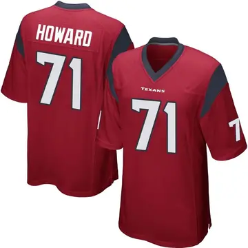 Youth Houston Texans Tytus Howard Red Game Alternate Jersey By Nike