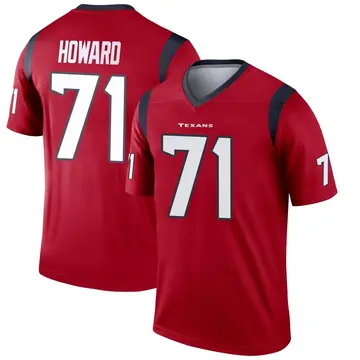 Youth Houston Texans Tytus Howard Red Legend Jersey By Nike