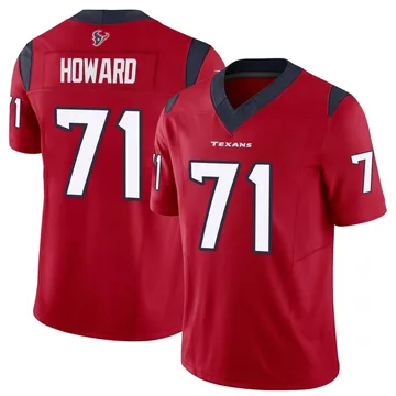 Youth Houston Texans Tytus Howard Red Limited Vapor F.U.S.E. Jersey By Nike