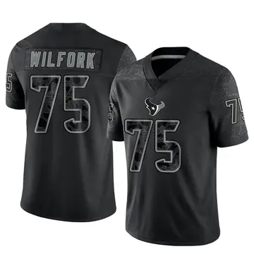 Youth Houston Texans Vince Wilfork Black Limited Reflective Jersey By Nike