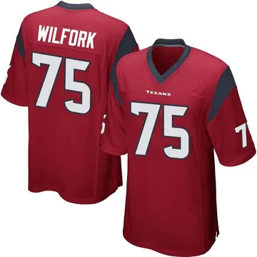 Youth Houston Texans Vince Wilfork Red Game Alternate Jersey By Nike