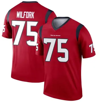 Youth Houston Texans Vince Wilfork Red Legend Jersey By Nike