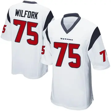 Youth Houston Texans Vince Wilfork White Game Jersey By Nike