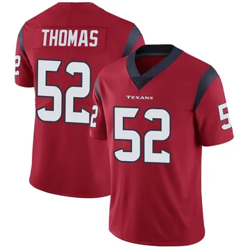 Youth Houston Texans Xavier Thomas Red Limited Alternate Vapor Untouchable Jersey By Nike