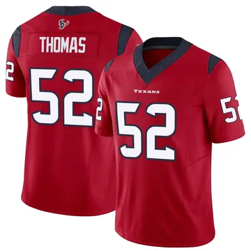 Youth Houston Texans Xavier Thomas Red Limited Vapor F.U.S.E. Jersey By Nike