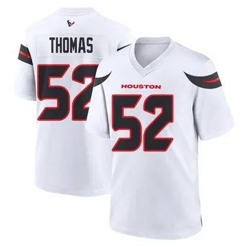 Youth Houston Texans Xavier Thomas White Game Jersey By Nike
