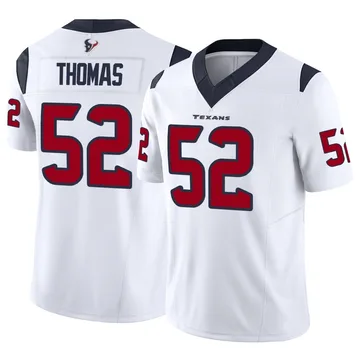 Youth Houston Texans Xavier Thomas White Limited Vapor F.U.S.E. Jersey By Nike